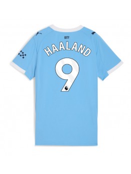 Manchester City Erling Haaland #9 Replika Hemmakläder Dam 2025-26 Kortärmad